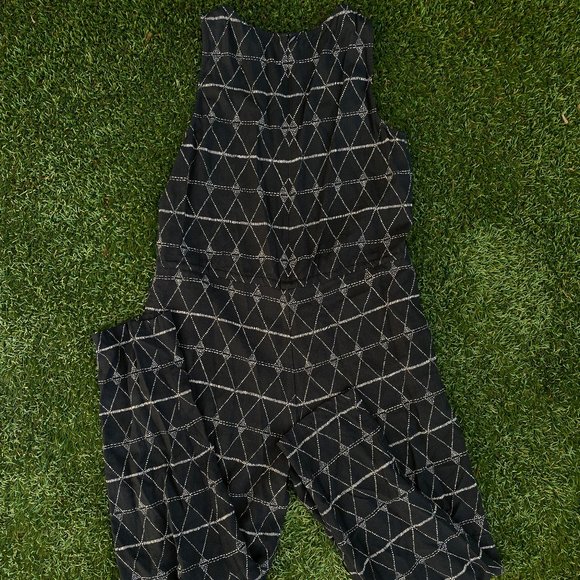 SOLD Madewell Black + White Jumpsuit Size XXS - Picture 2 of 5